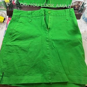 Size 4 Tennis skirt lime green!